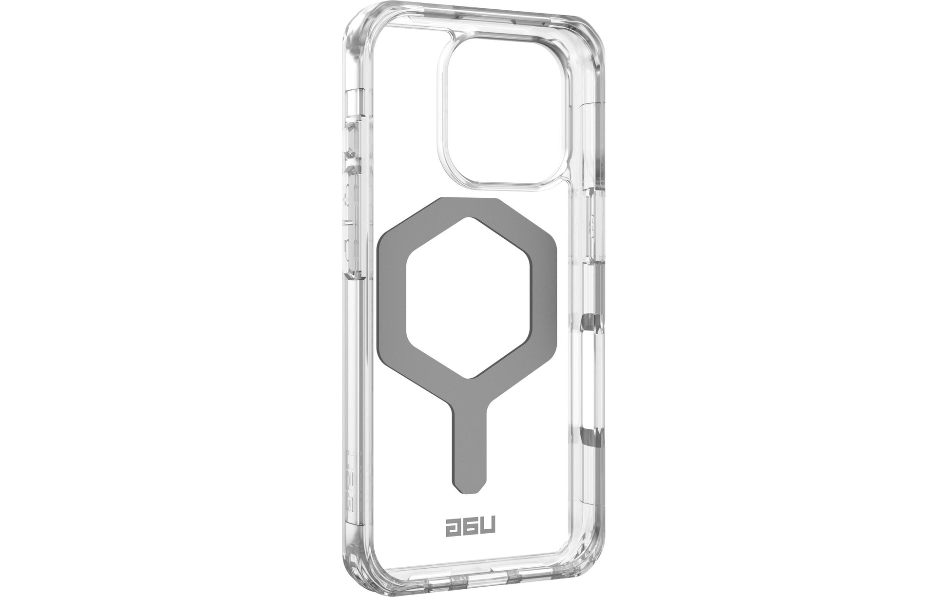Urban Armor Gear UAG – Backcover Plyo – für Apple iPhone 16 Pro – transparent/silber – TPU, MagSafe-kompatibel, stossdämpfend