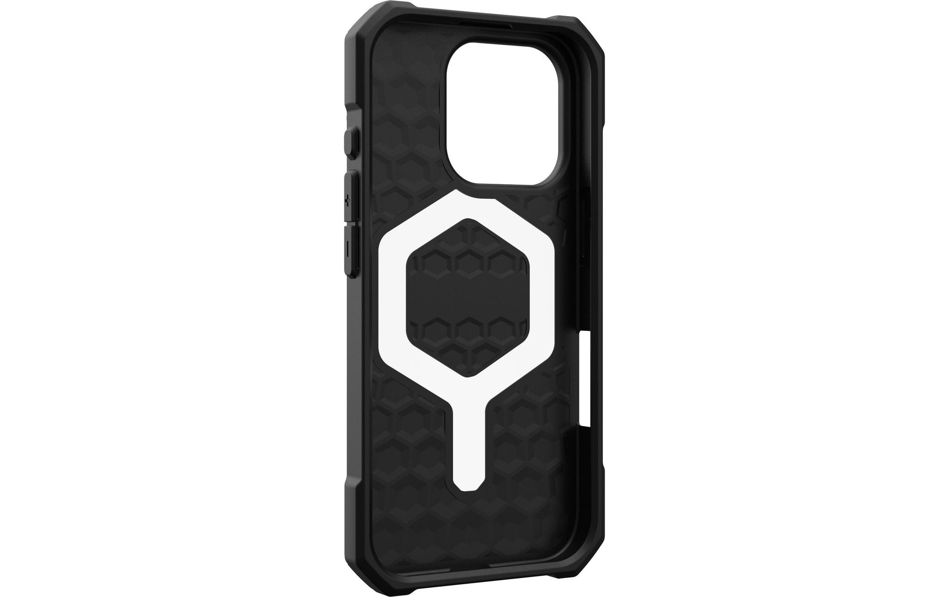 Urban Armor Gear UAG – Essential Armor Backcover – für Apple iPhone 16 Pro – schwarz – MagSafe-kompatibel, sturzsicher bis 4,6 m