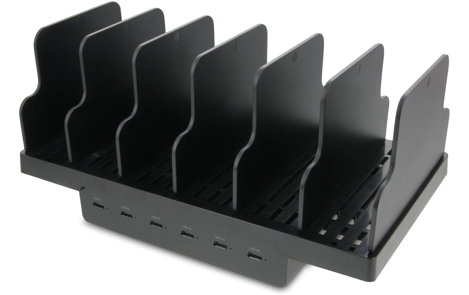 LMP SmartCharge 6P USB-C GaN Ladegerät – 72 W, Schwarz