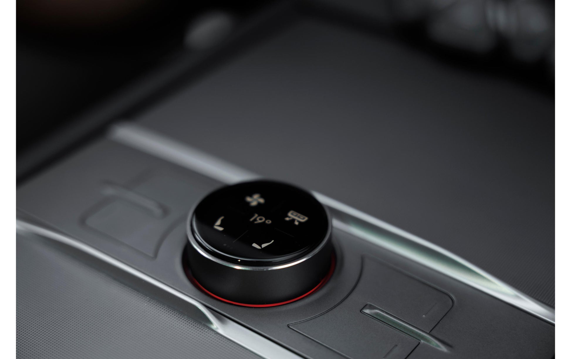 Enhance Drehschalter Mittelkonsole – für Tesla Model 3 (Highland) – schwarz/grau