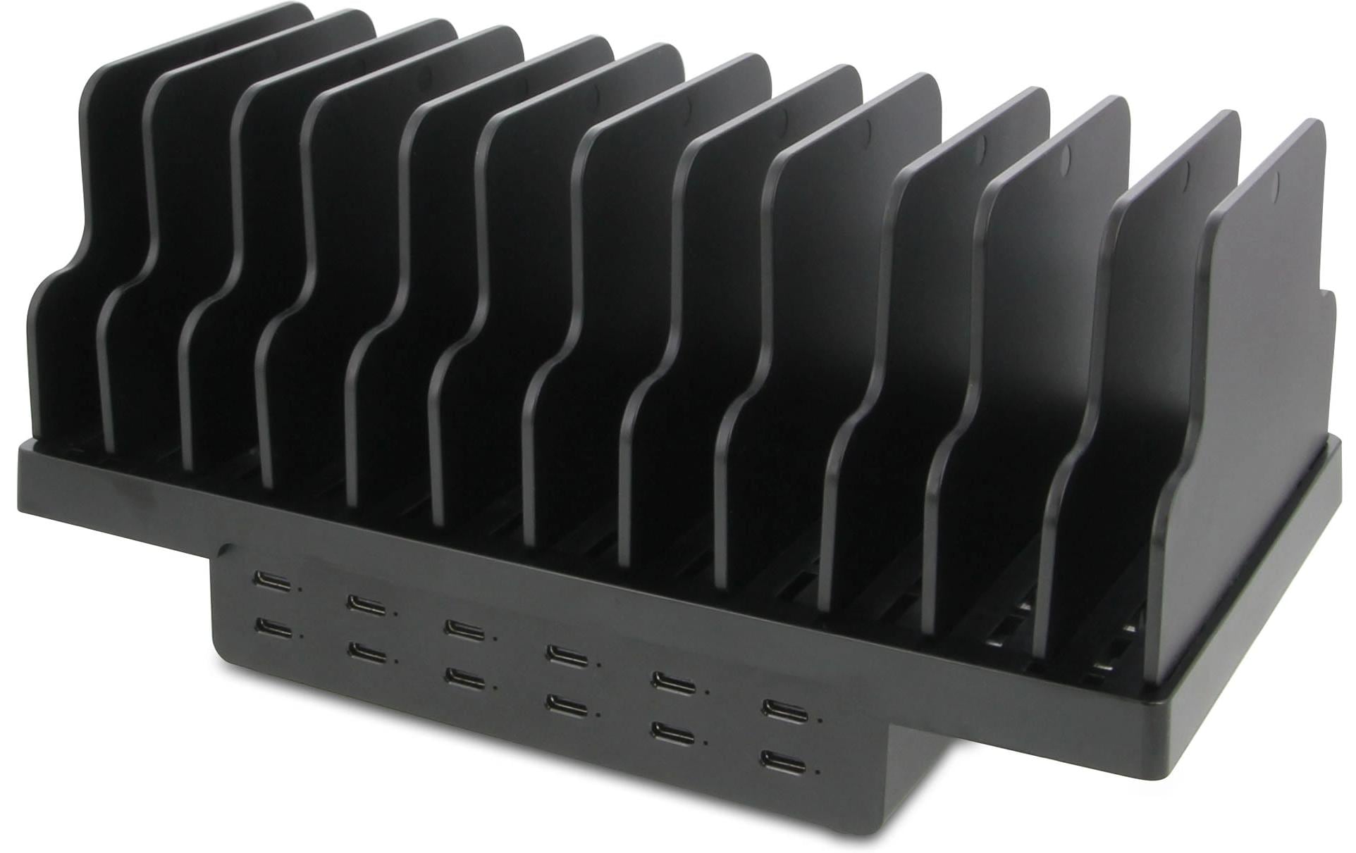 LMP SmartCharge 12P Ladestation – 144 W, 12× USB-C, GaN – für Apple