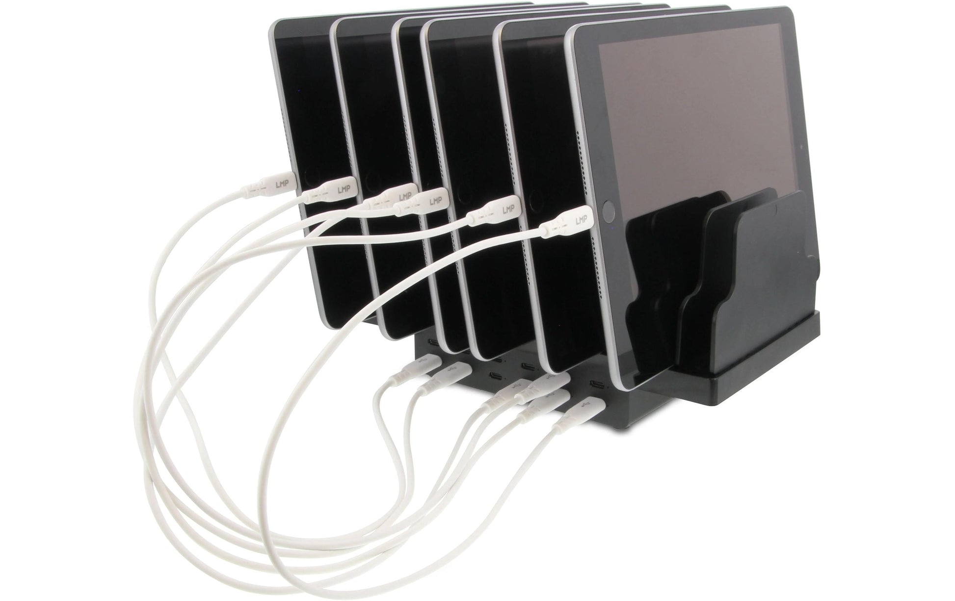LMP SmartCharge 12P Ladestation – 144 W, 12× USB-C, GaN – für Apple