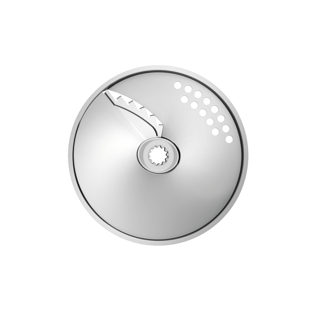 Bosch Pommes-Frites-Scheibe, 16,6 × 22,8 × 2,8 cm, Edelstahl – für Bosch Modellreihe OptiMUM, MUZ9PS1