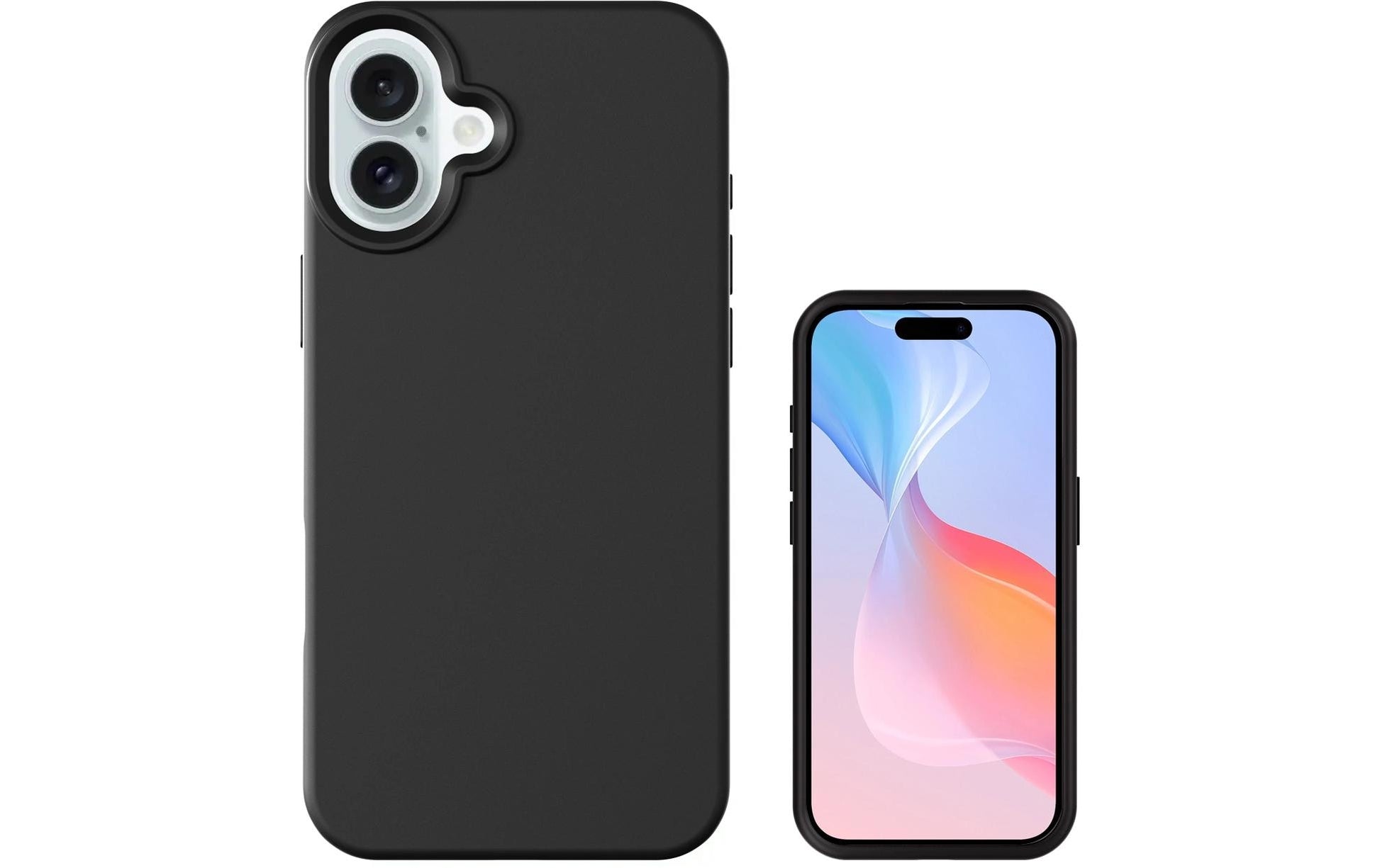 4smarts Backcover – für Apple iPhone 16, MagSafe, Silikon, Schwarz