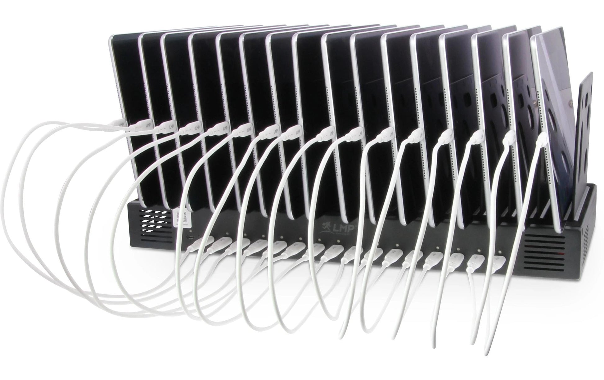 LMP SmartCharge 1000 HKC Ladestation – 1000 W, 16×, mit Halterung – für iPad, iPhone