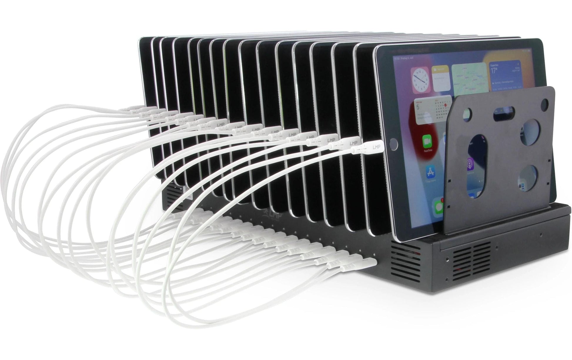 LMP SmartCharge 1000 HKC Ladestation – 1000 W, 16×, mit Halterung – für iPad, iPhone