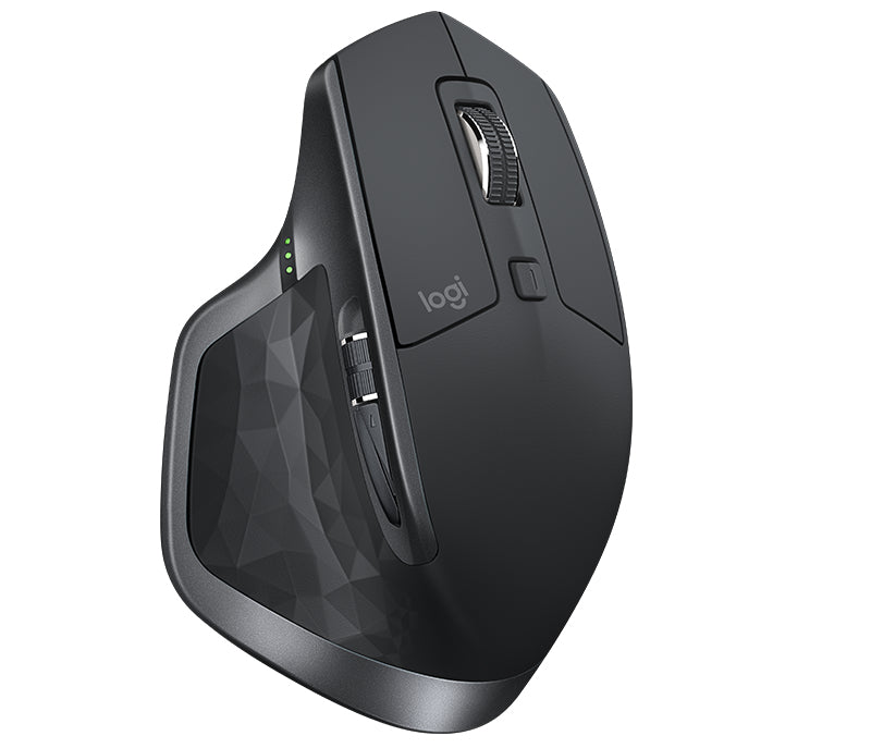 Logitech MX Master 2S Ergonomische Maus – kabellos, 7 Tasten, für Rechtshänder, Unifying-Empfänger, Graphit