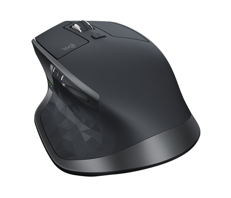 Logitech MX Master 2S Ergonomische Maus – kabellos, 7 Tasten, für Rechtshänder, Unifying-Empfänger, Graphit