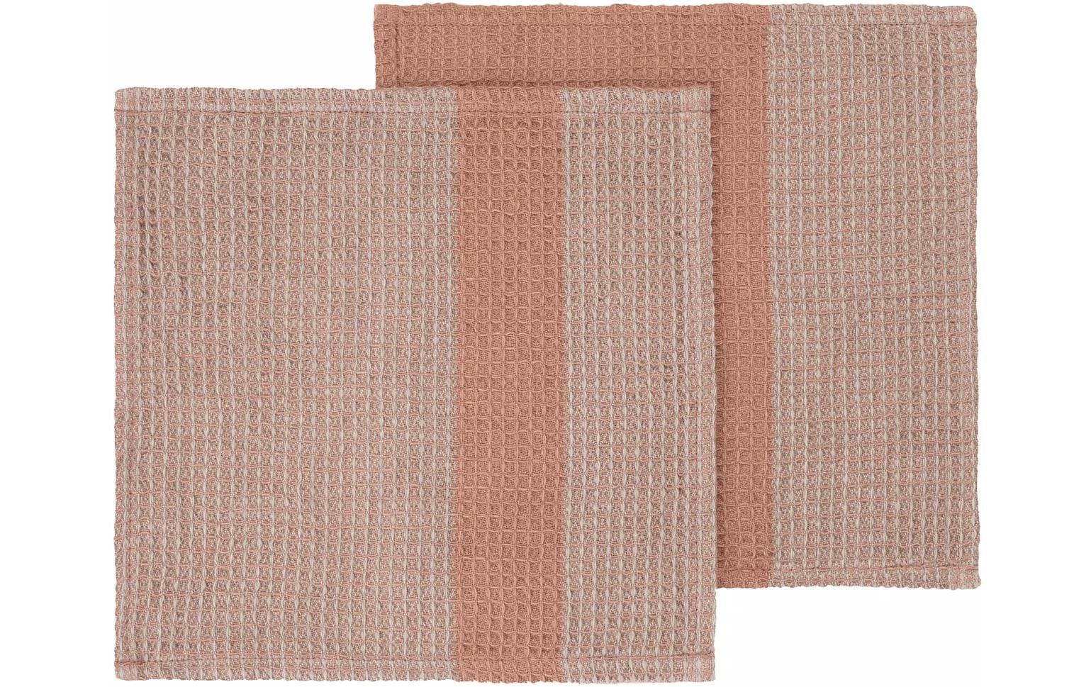 Blomus Abwaschlappen GANO – hellbraun – 25 × 25 cm – Bio-Baumwolle – 2er-Set