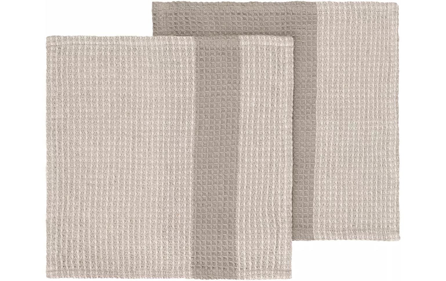 Blomus Abwaschlappen GANO – grau – 25 × 25 cm – Bio-Baumwolle – 2er-Set