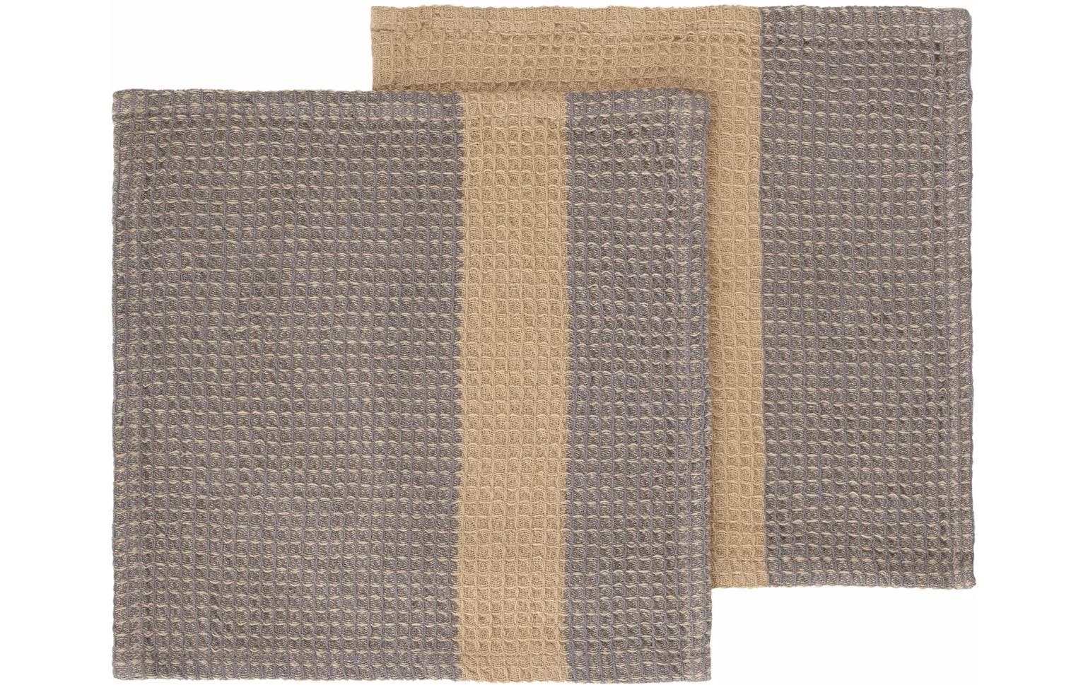 Blomus Abwaschlappen GANO – assortiert – 25 × 25 cm – Bio-Baumwolle – 2er-Set