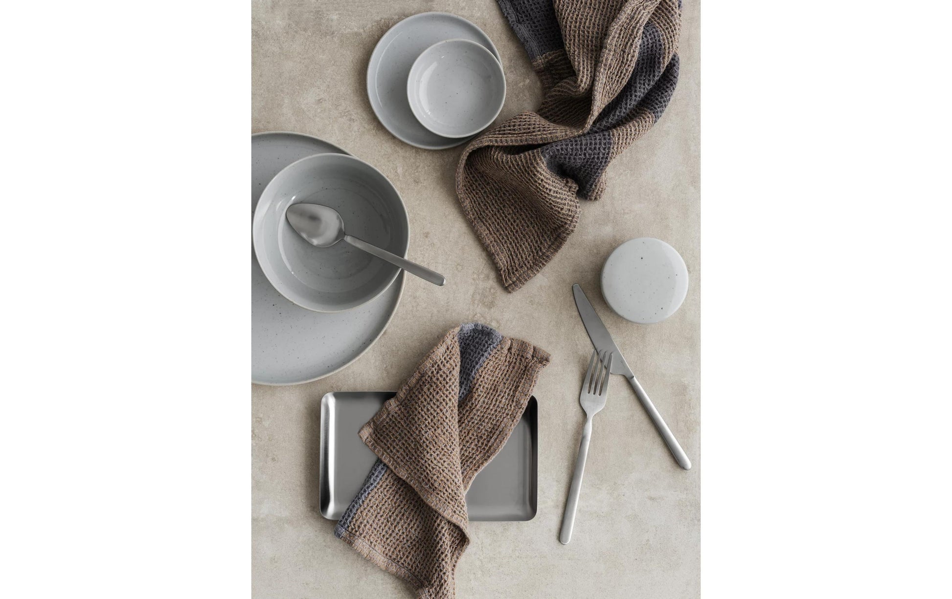 Blomus Abwaschlappen GANO – assortiert – 25 × 25 cm – Bio-Baumwolle – 2er-Set