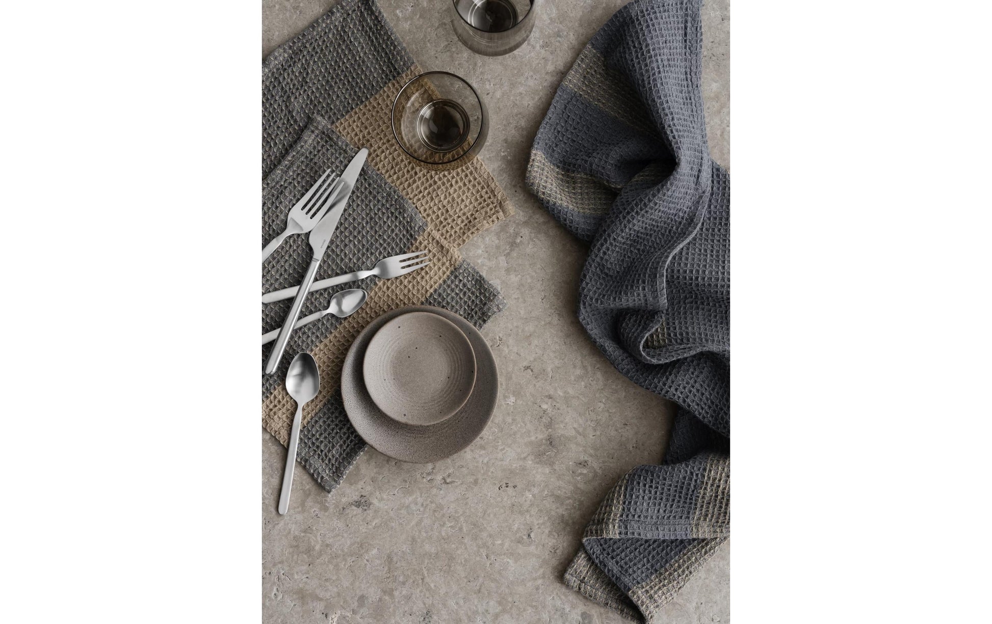 Blomus Abwaschlappen GANO – assortiert – 25 × 25 cm – Bio-Baumwolle – 2er-Set