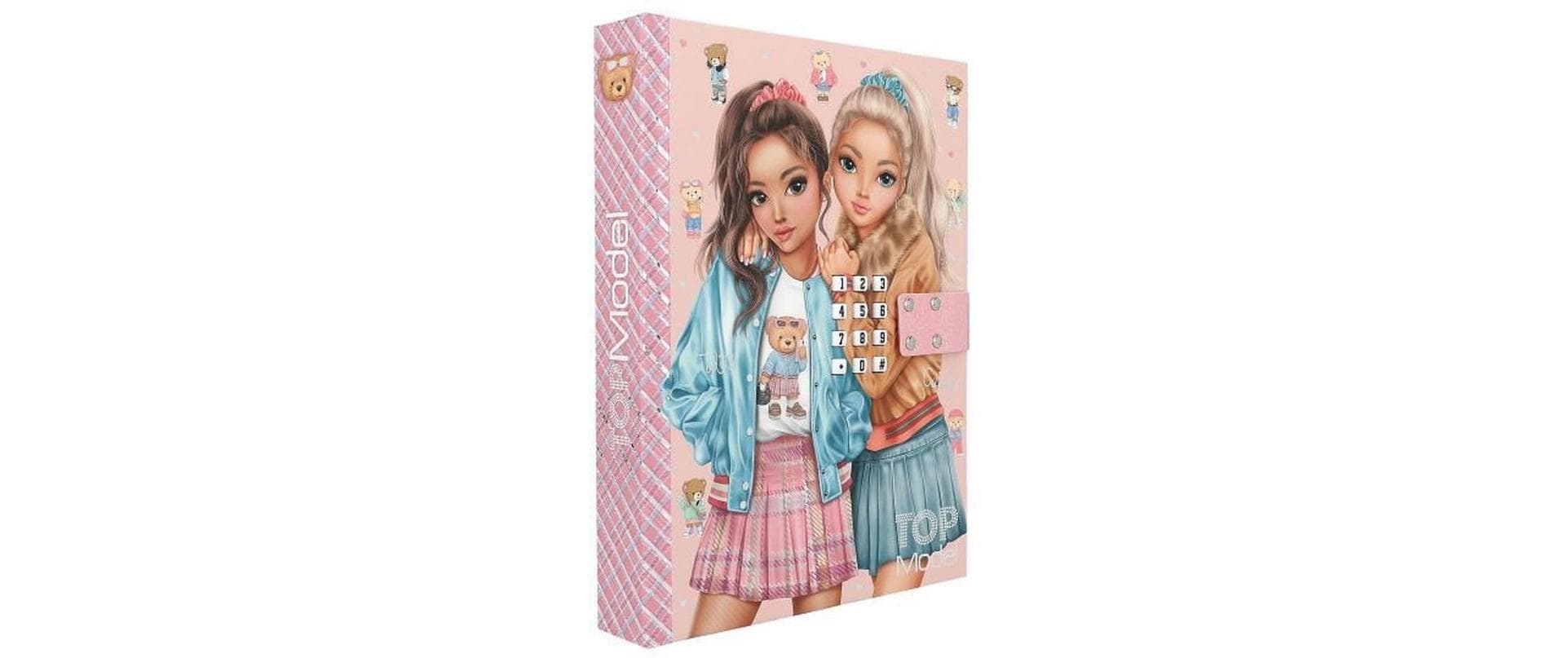 Depesche Top Model Tagebuch – 200 × 145 mm – 80 Seiten – mehrfarbig, Teddy – für Kinder