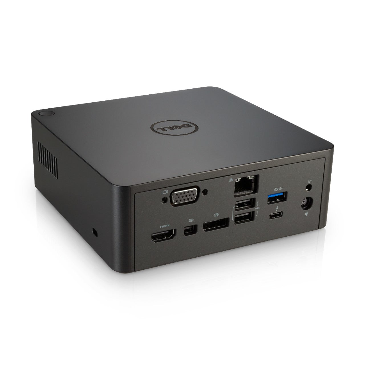 DELL TB16 Dockingstation – Thunderbolt 3, 2× DP, 1× HDMI, 1× VGA, 5× USB-A, 240 W PD, GbE, 3,5 mm Audio