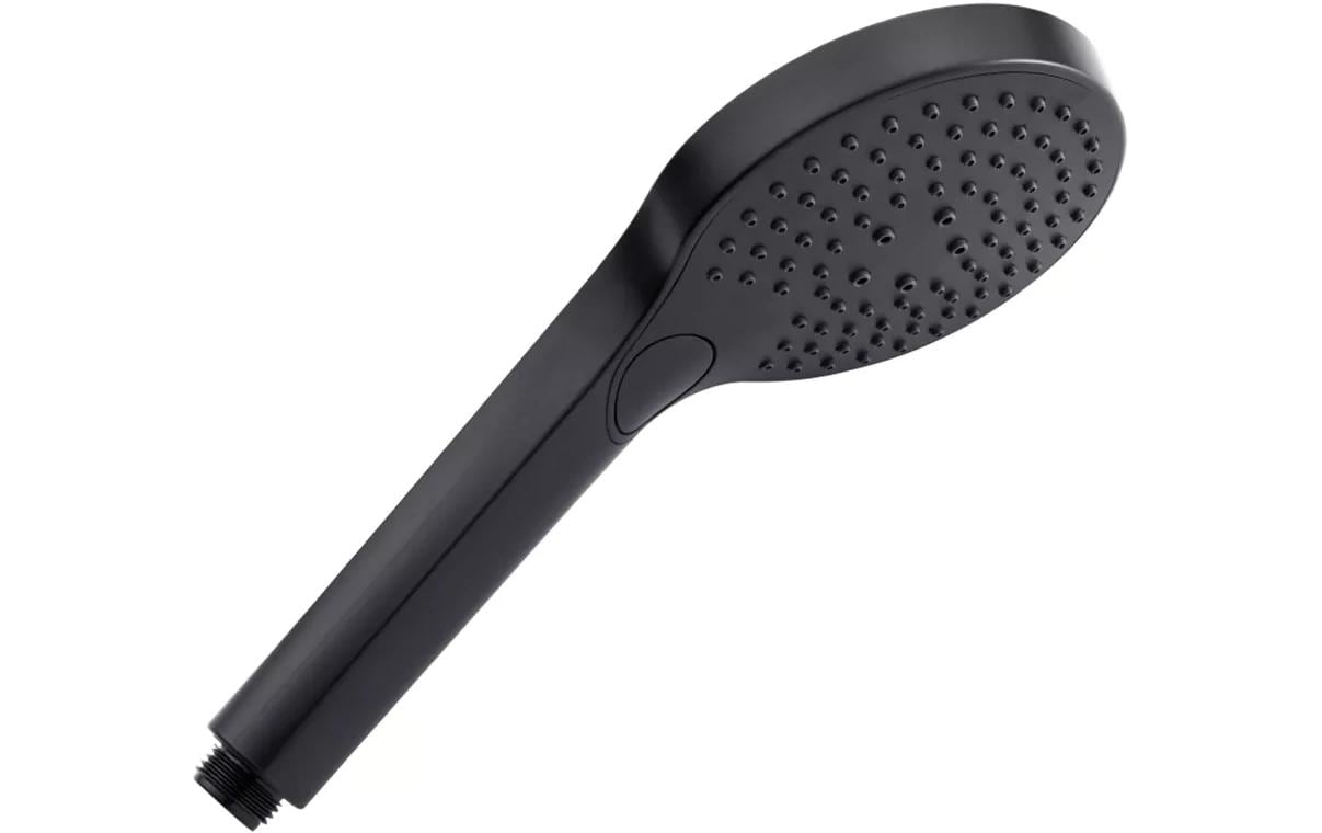 Diaqua Handbrause Tabit – Ø12 cm, ABS/Silikon, Schwarz matt