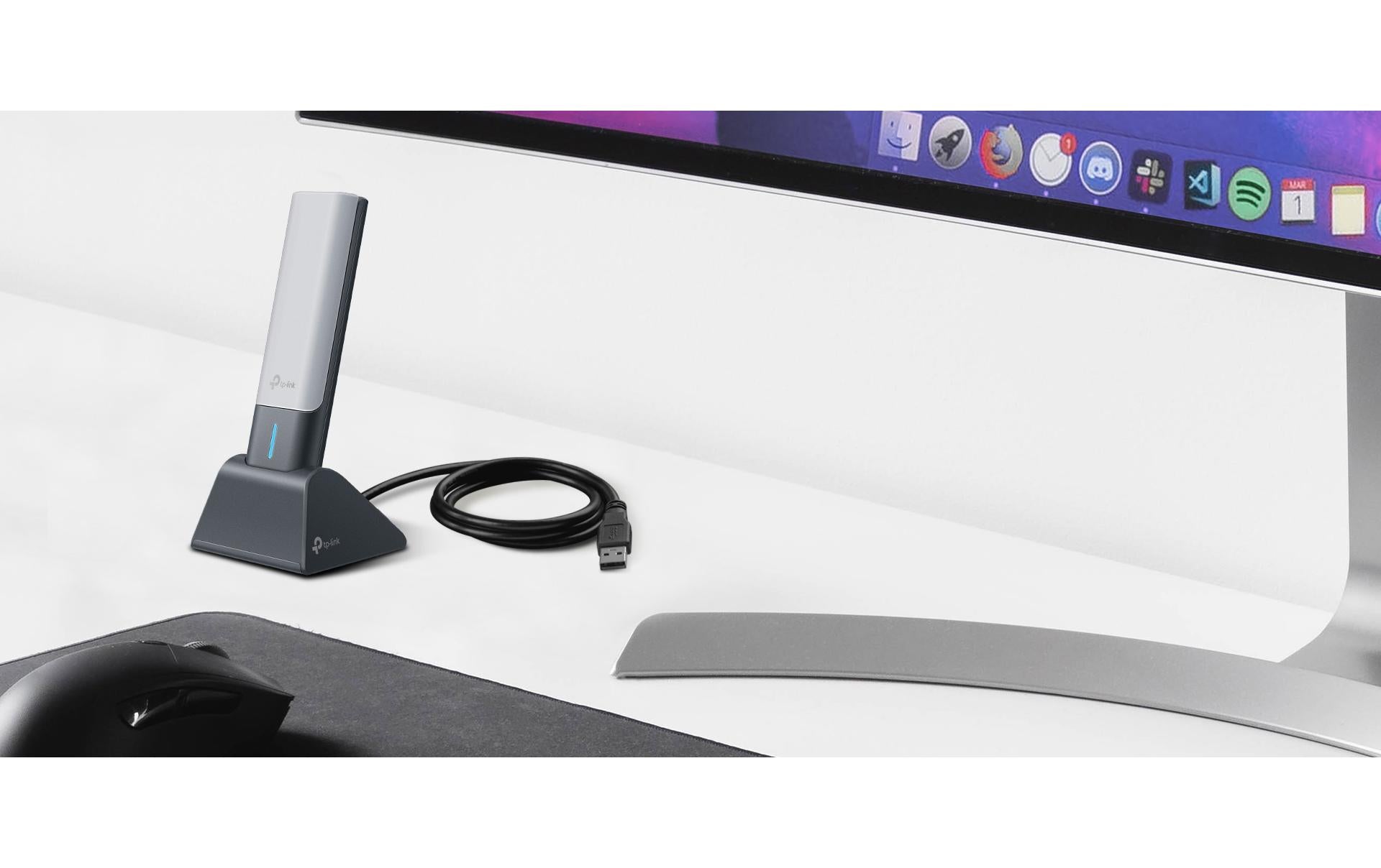 TP-Link Archer TX50UH USB-WLAN-Adapter – Wi-Fi 6, bis 3000 Mbit/s, Dual-Band, USB 3.2 Gen 1