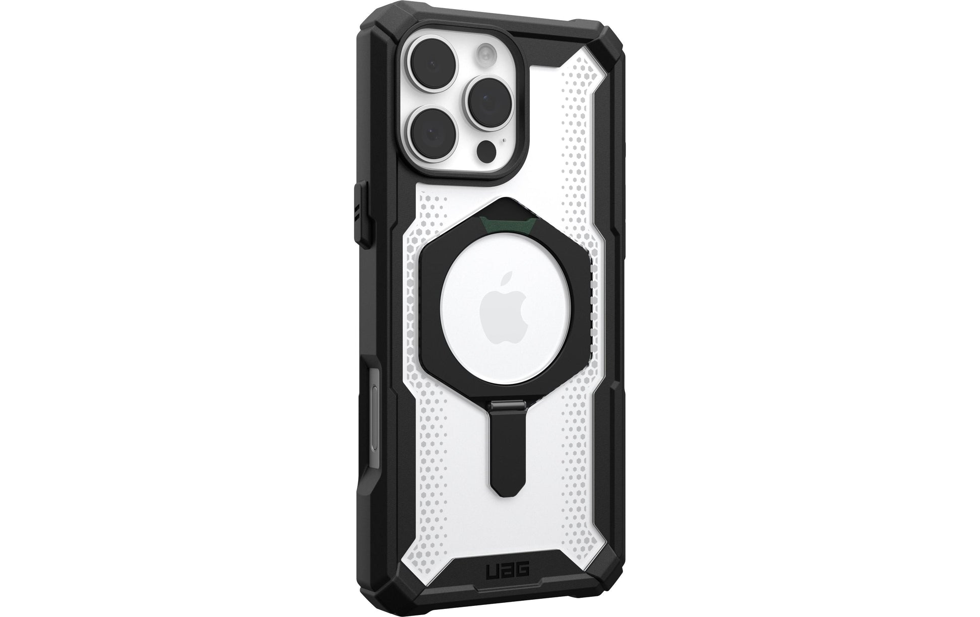 Urban Armor Gear Backcover – für Apple iPhone 16 Pro Max – schwarz/transparent – MagSafe-kompatibel