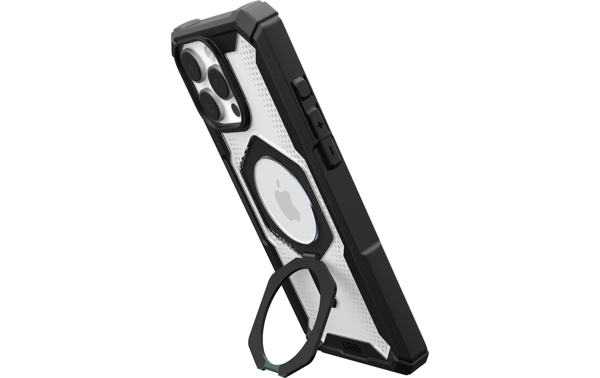 Urban Armor Gear Backcover – für Apple iPhone 16 Pro Max – schwarz/transparent – MagSafe-kompatibel