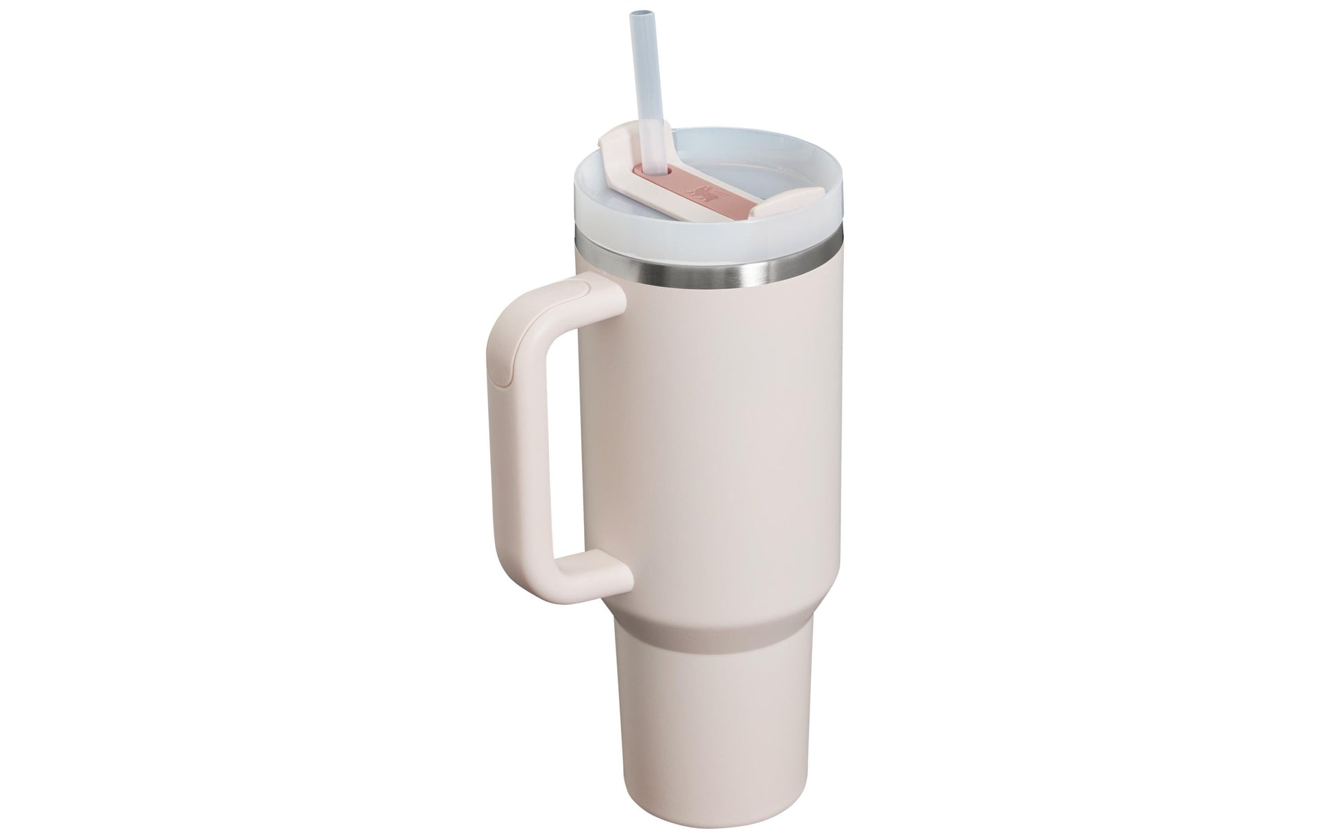 Stanley Quencher FlowState Thermobecher 1,2 l – doppelwandig 7 h heiss/11 h kalt, Edelstahl, Hellrosa
