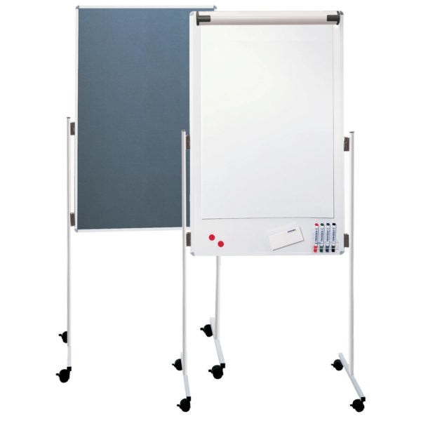 Franken Flipchart-Block Kombiflipchart – 76,0 × 121,0 cm, grau