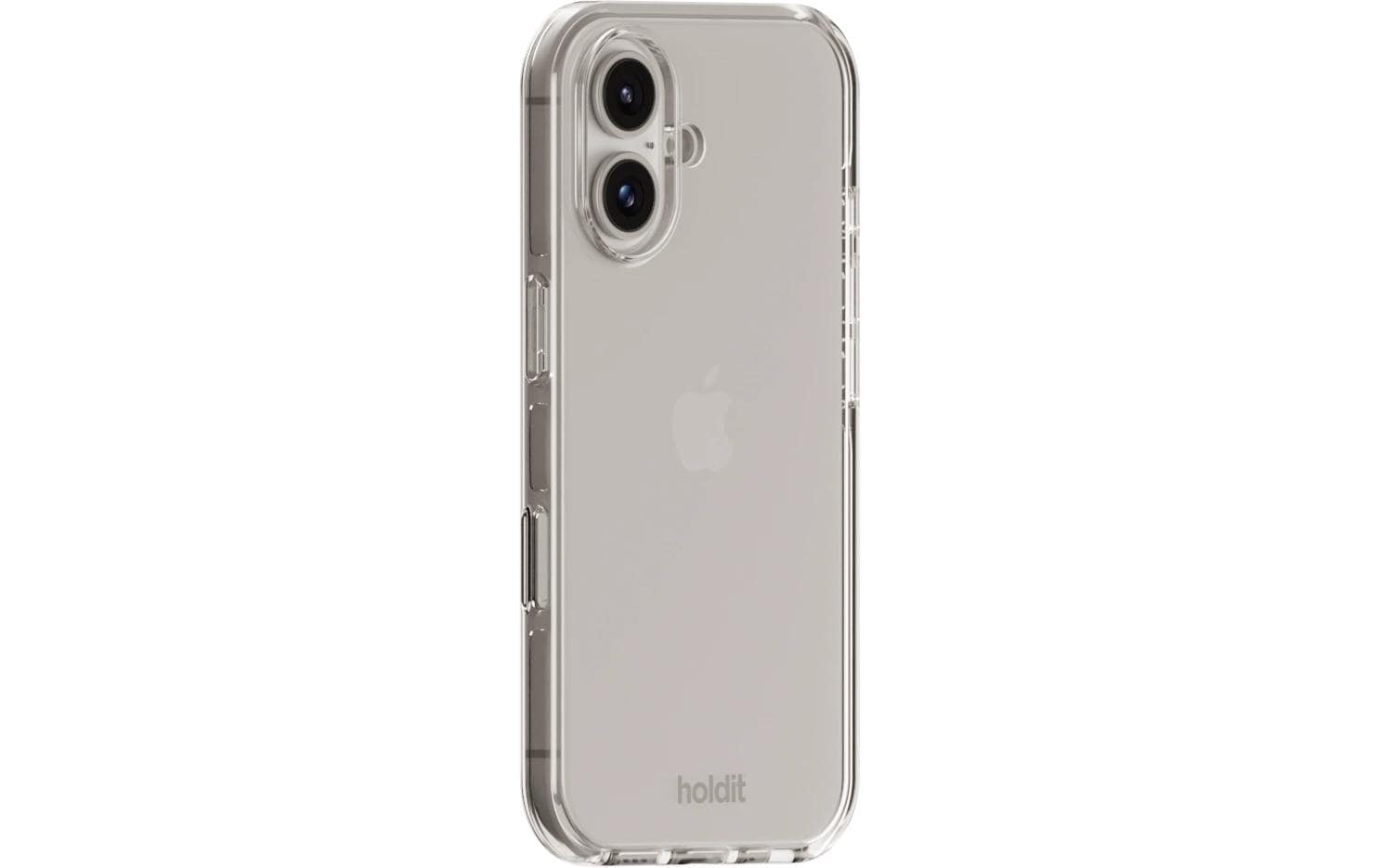 HoldIt Backcover – für Apple iPhone 16 Plus – weiss – TPU – Kabelloses Laden