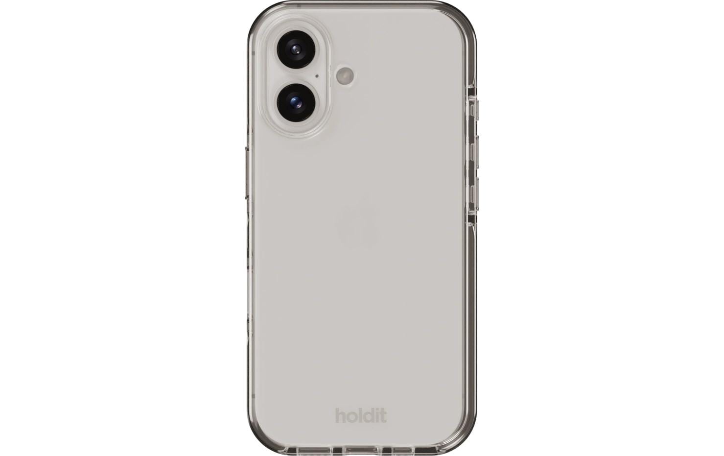 HoldIt Backcover – für Apple iPhone 16 Plus – weiss – TPU – Kabelloses Laden