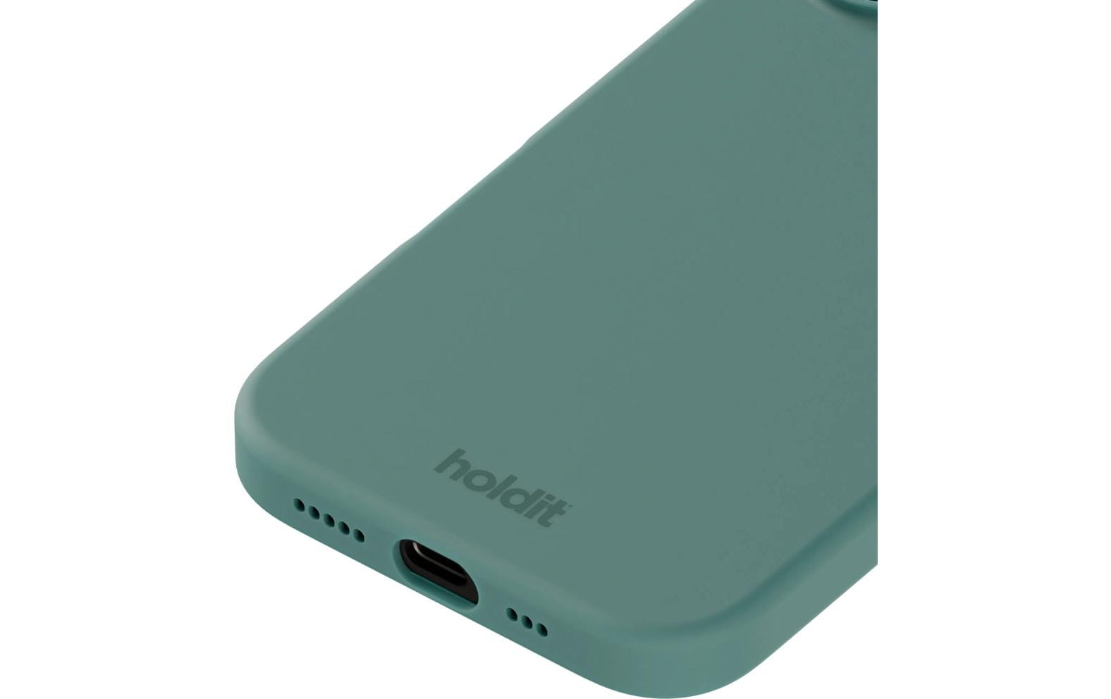 HoldIt Backcover – für Apple iPhone 16 Plus – grün – Silikon