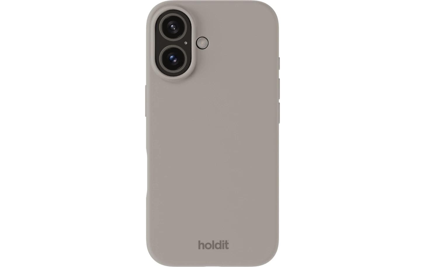 Holdit – Backcover – für Apple iPhone 16 Plus – Taupe – Silikon