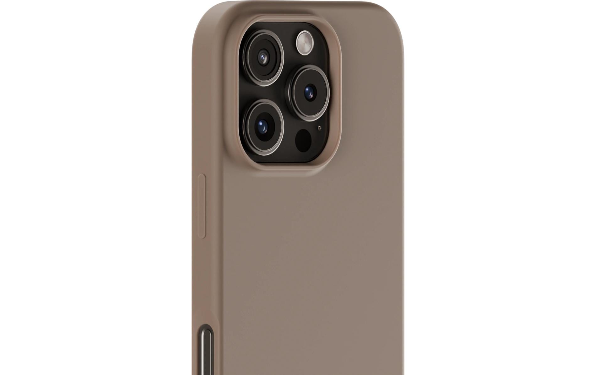 Holdit Backcover – für Apple iPhone 16 Pro Max, Silikon, Braun