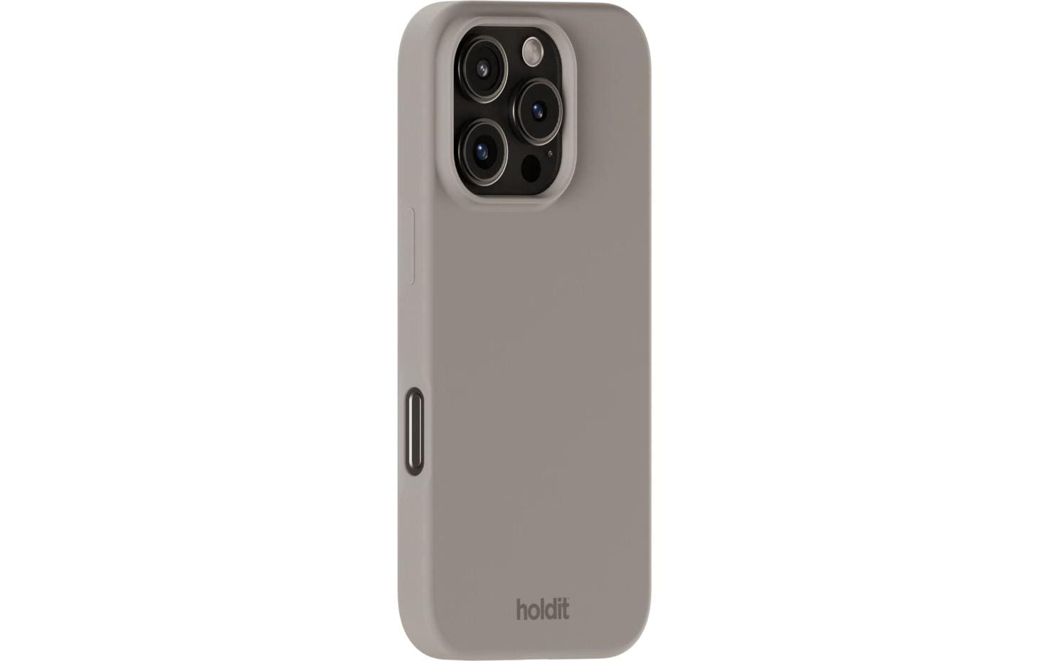 Holdit Backcover – für Apple iPhone 16 Pro, Silikon, Taupe