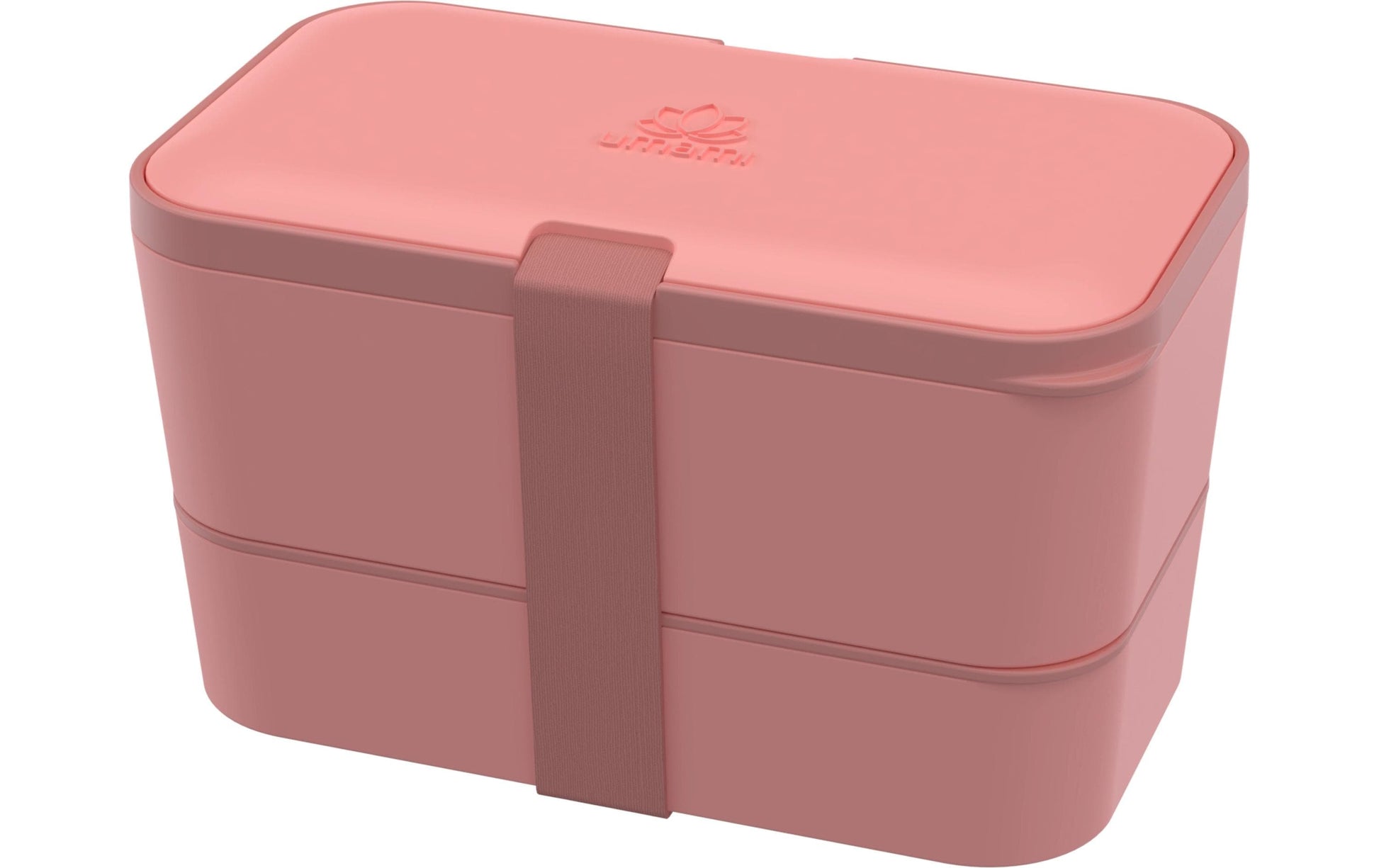Umami Nestbare Bento Box – Lunchbox 1,5 l, 11 × 18,2 × 7 cm, Polypropylen (PP), Koralle, Leckdicht
