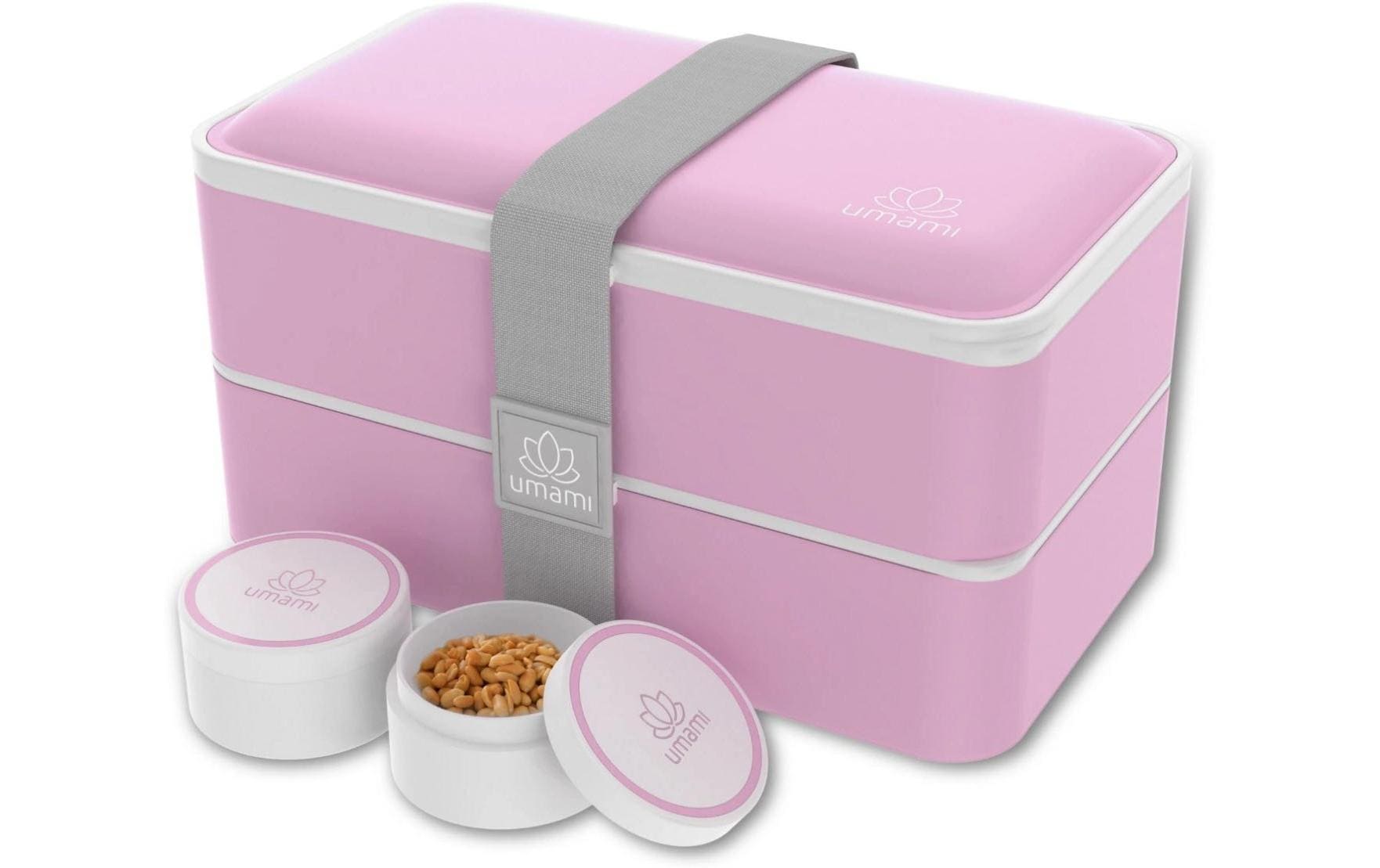 Umami Lunchbox 1,2 l, 10,4 × 18,2 × 10,6 cm, Polypropylen (PP), rosa, leckdicht