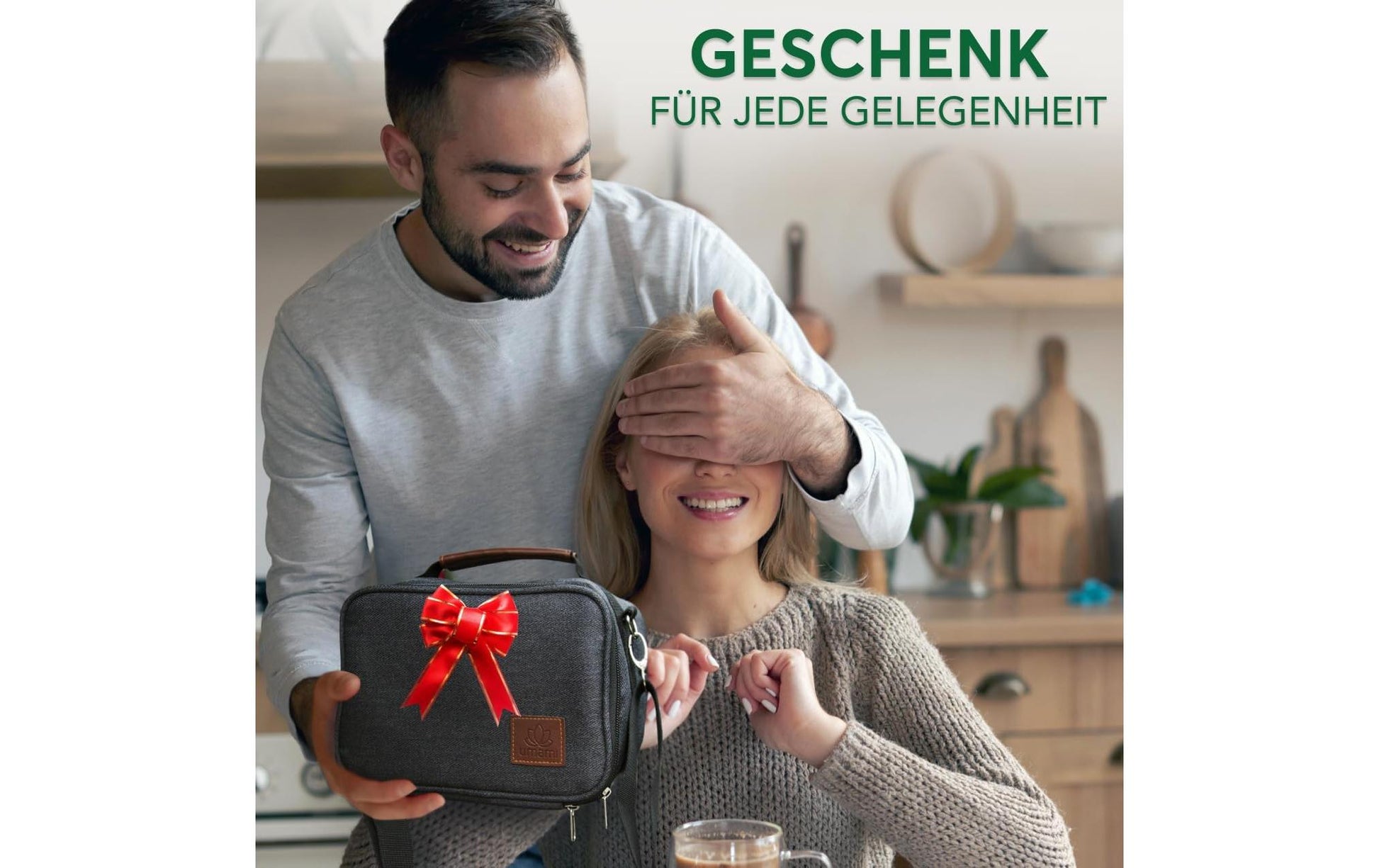 Umami Lunchbox Thermocase – Reissverschluss, spülmaschinenfest – 14 × 16 × 21 cm – Schwarz – Nylon – 1 Stk.