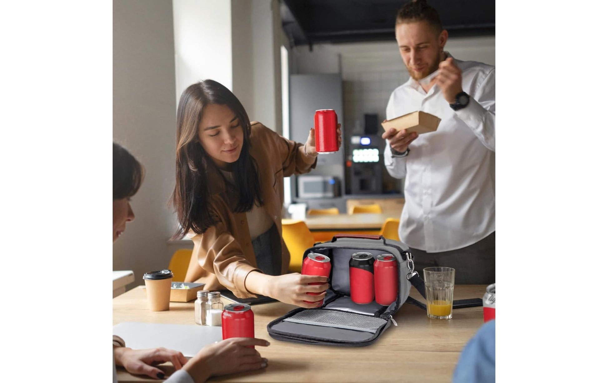Umami Lunchbox Thermocase – 14×16×21 cm – weiss, schwarz – Nylon – 1 Stk.