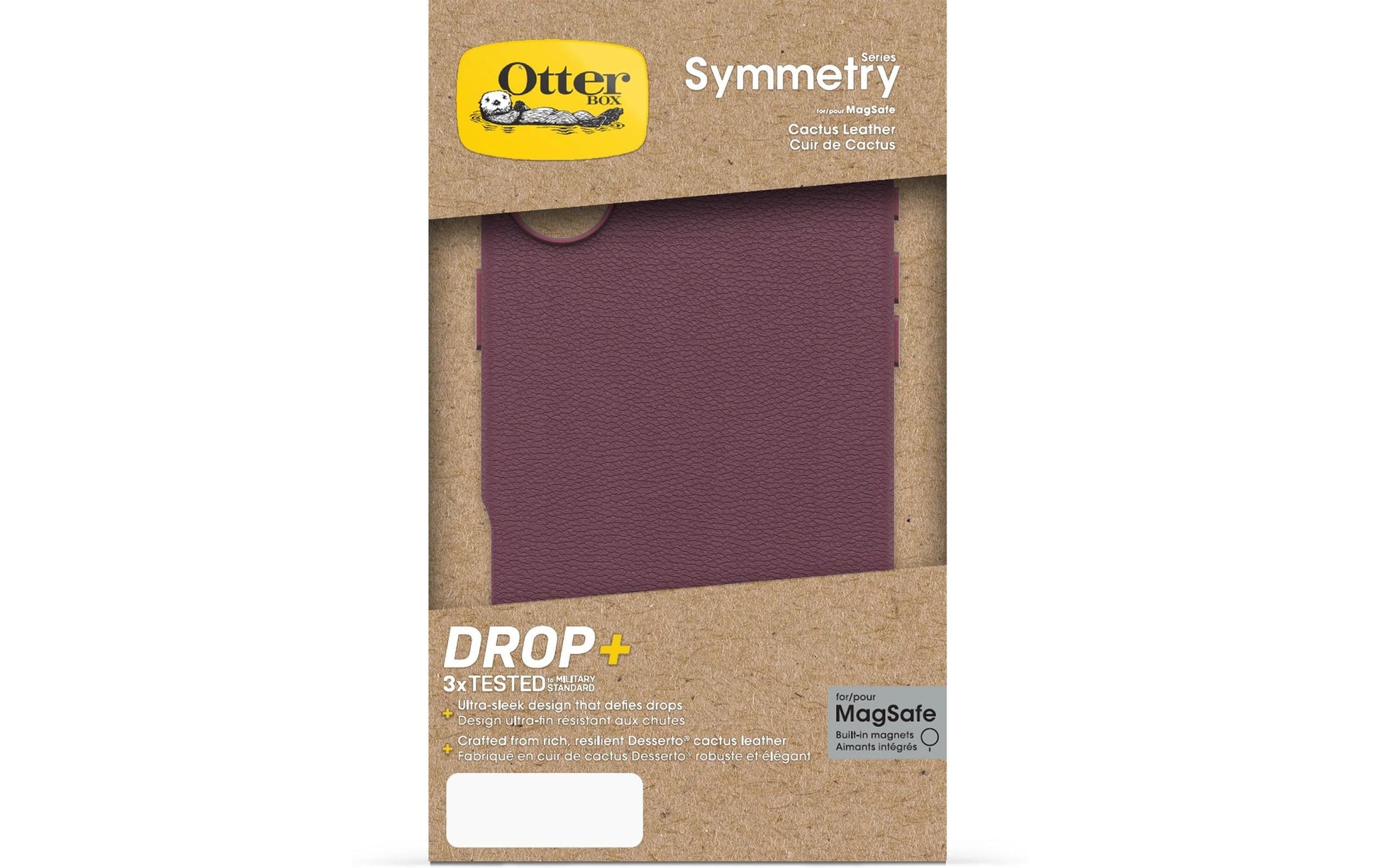 OtterBox Backcover Symmetry – für Apple iPhone 16 Plus – Kaktus – Kunstleder – MagSafe-kompatibel