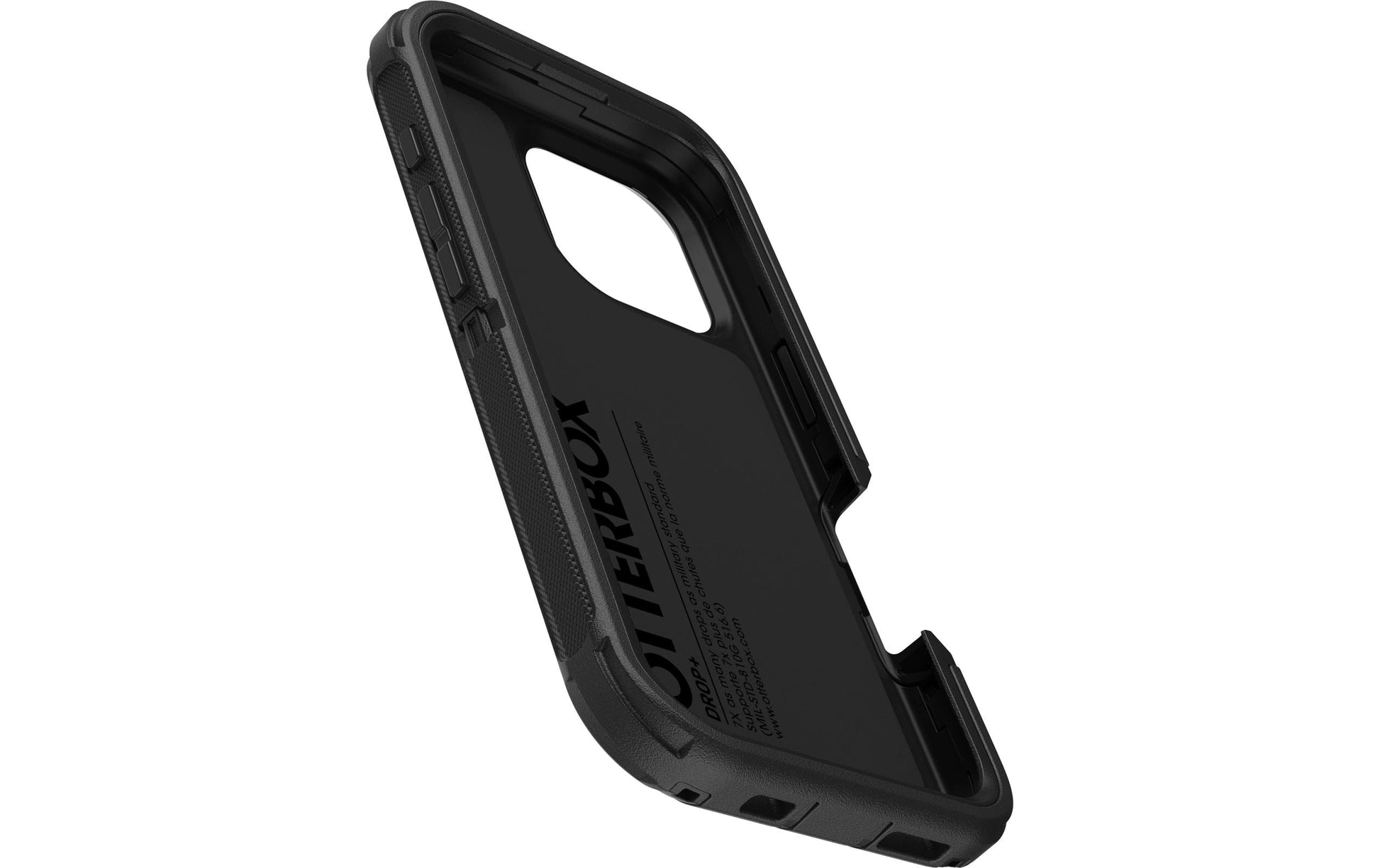 OtterBox Defender Rugged-Case – für Apple iPhone 16 Pro, MagSafe, Gummi, Schwarz, mit Gürtelclip