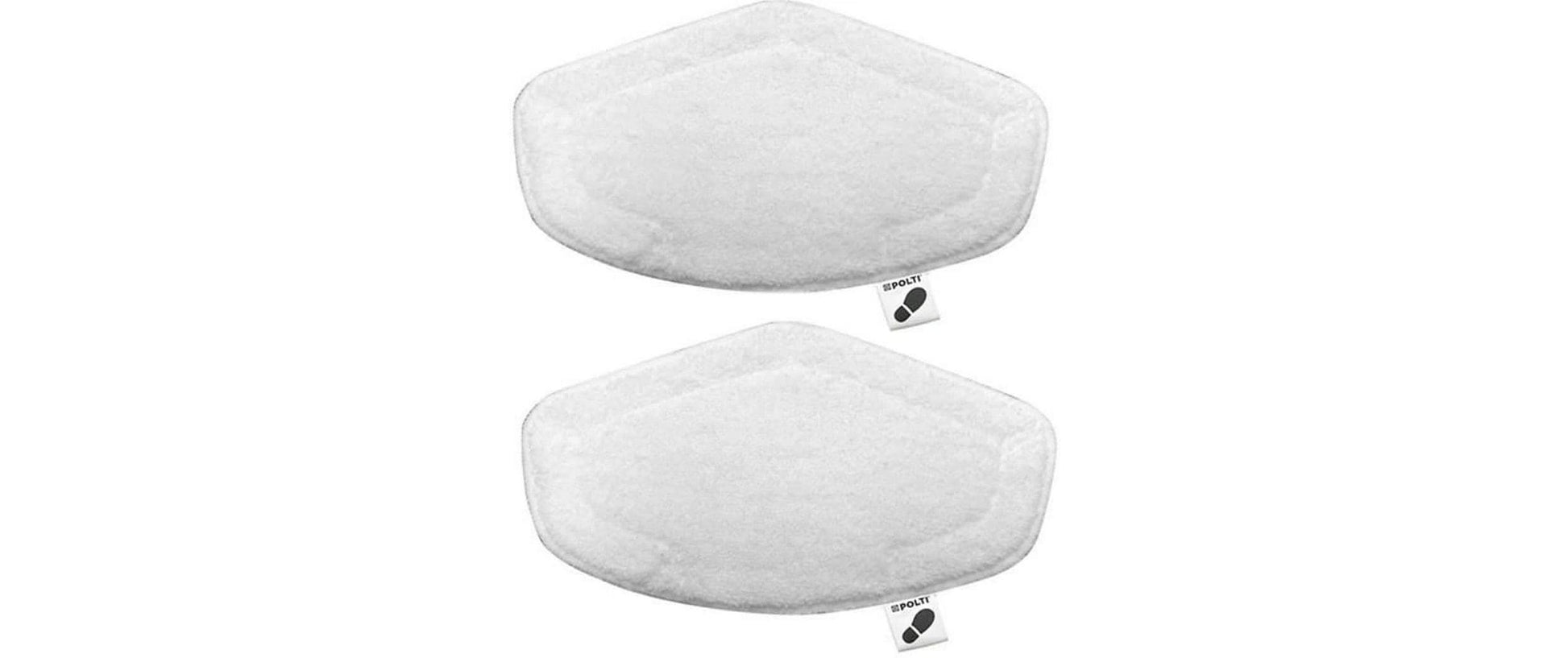 Polti Reinigungstuch Vaporforce – weiss – 12,5 × 6 cm – Mikrofaser – 2er-Set
