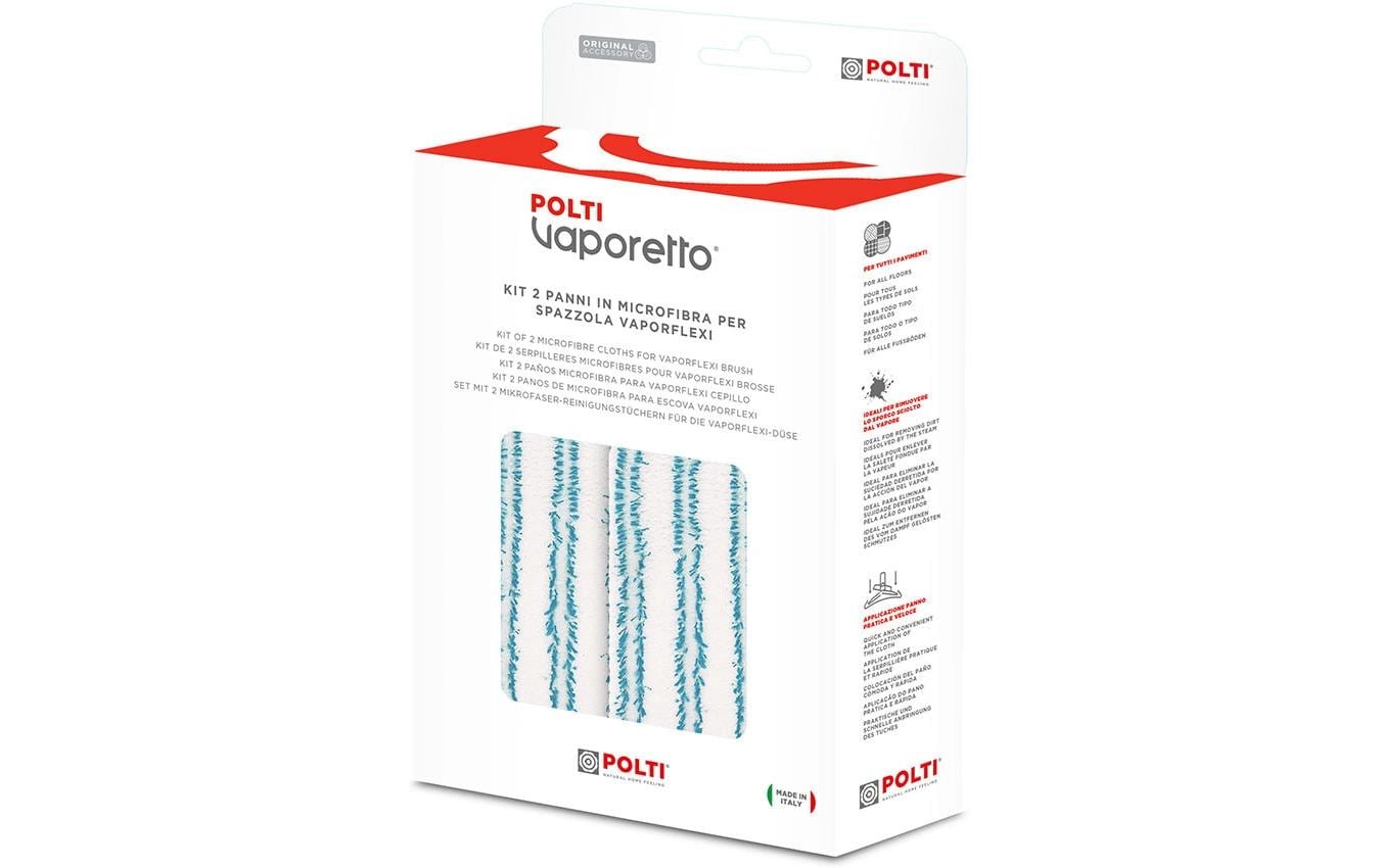 Polti Bodentuch – Blau – 18,5 × 33 cm – Polyamid – 2er-Set
