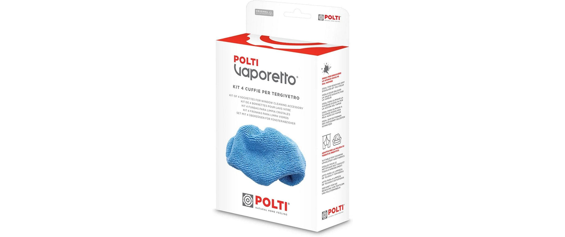 Polti Ersatztücher PAEU0396 – für Polti SV6xx – 4 Stk.