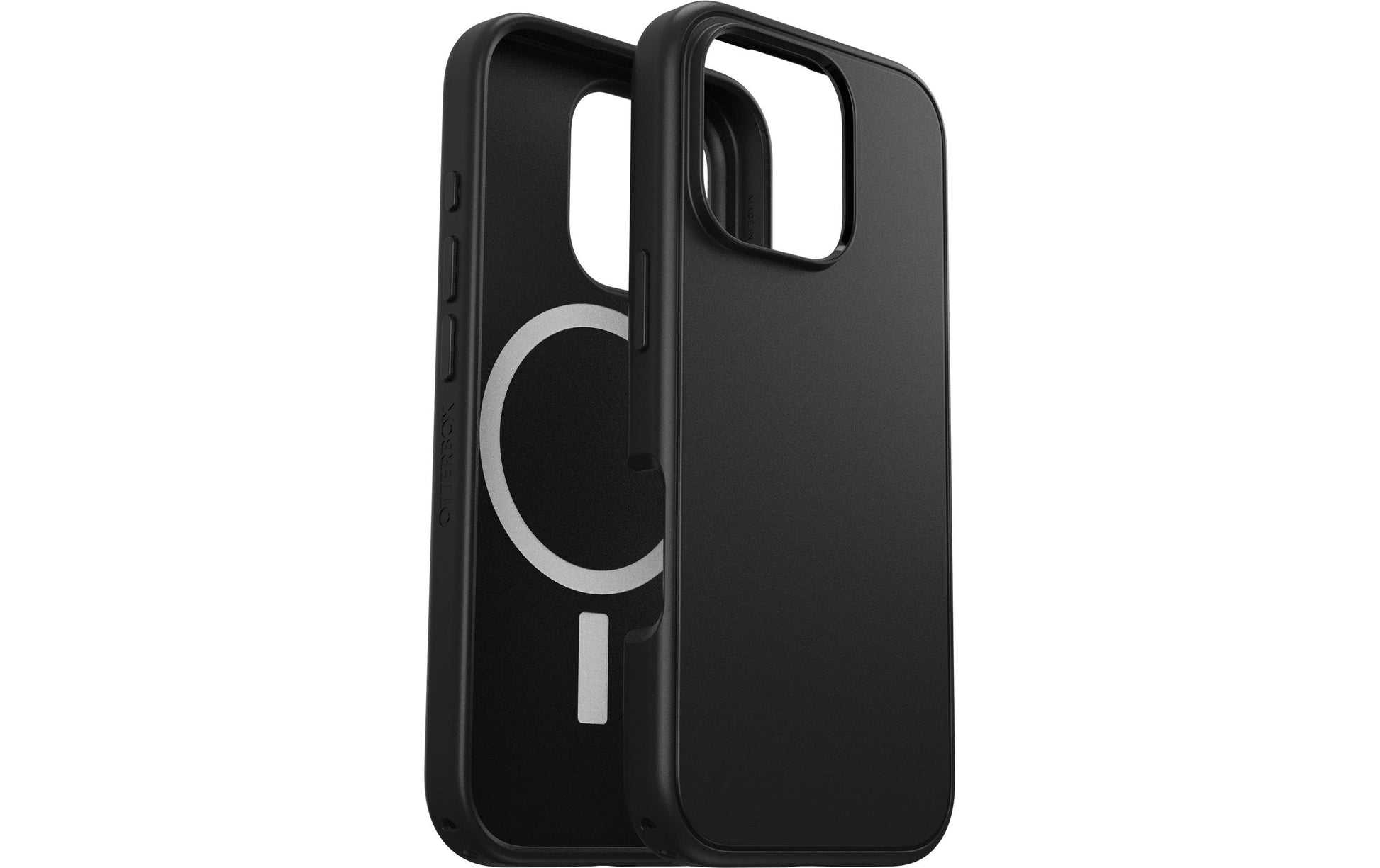 OtterBox Symmetry – Backcover – für Apple iPhone 16 Pro – MagSafe, Synthetik-Kautschuk, Schwarz