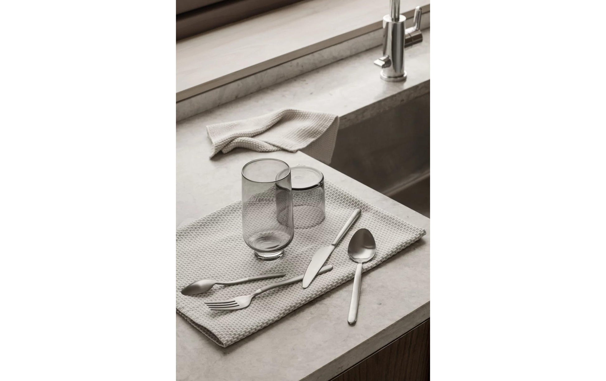 Blomus STELLA Besteck-Set – 16-teilig, 20 cm, Edelstahl, matt, spülmaschinenfest