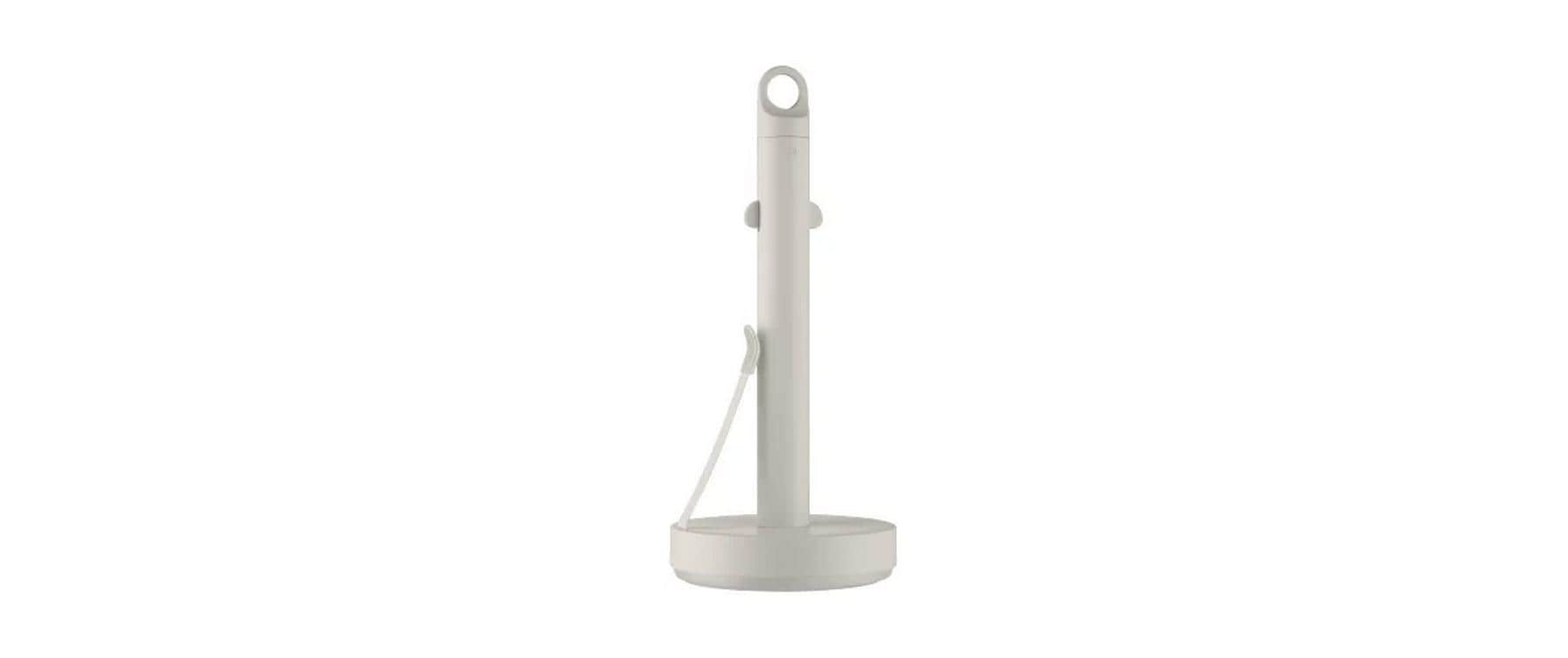 Blomus LOOP – Küchenrollenhalter Edelstahl, Ø 15 × 34 cm, rutschfest, weiss