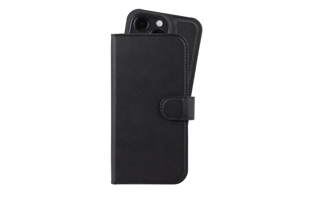 Holdit – Booklet-Hülle – für Apple iPhone 16 Pro Max – schwarz – PC – MagSafe-kompatibel, mit Kartenfach