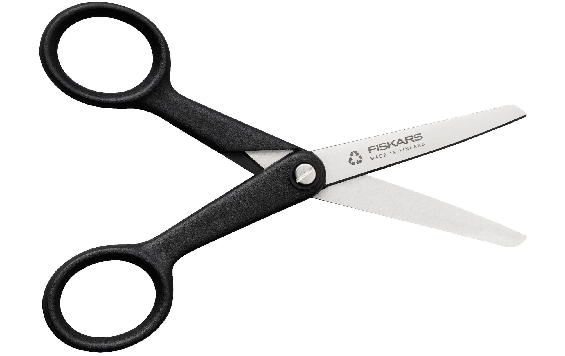 Fiskars Schere 13,0 cm, für Rechts- und Linkshänder – Stahl, Softgrip, Schwarz