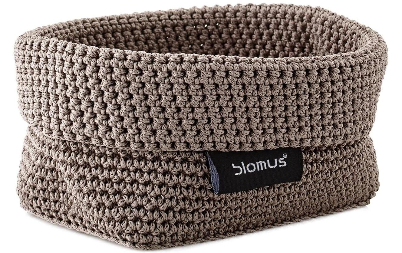 Blomus TELA M Aufbewahrungskorb – Polyester – Taupe – 150 × 80 × 100 mm