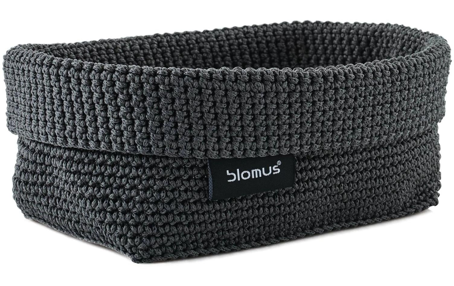 Blomus TELA Aufbewahrungskorb – Polyester – Anthrazit – 200 × 80 × 110 mm