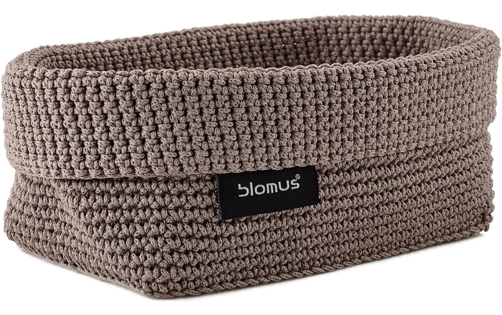 Blomus TELA L Aufbewahrungskorb – Polyester – Taupe – 200 × 80 × 110 mm