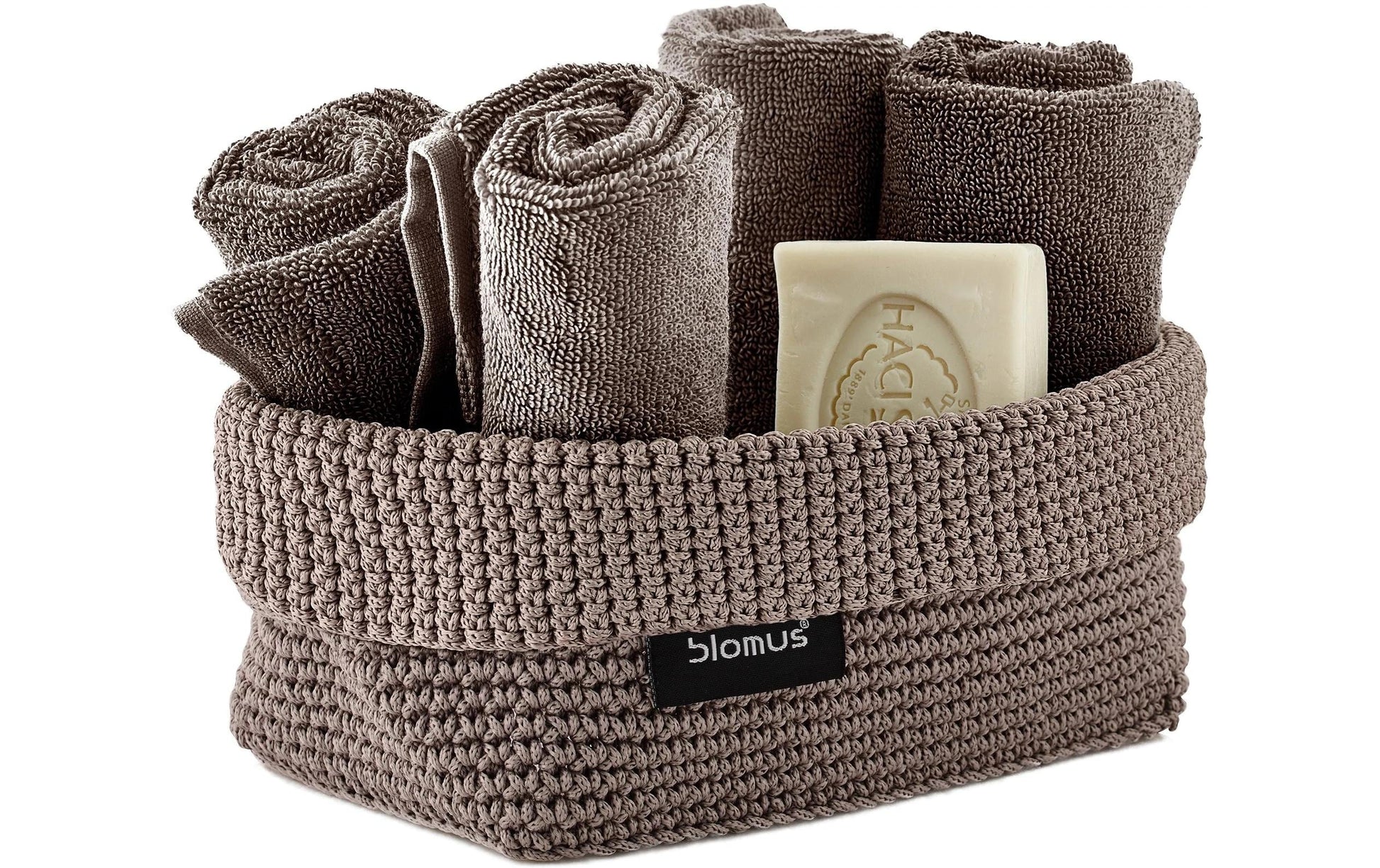Blomus TELA L Aufbewahrungskorb – Polyester – Taupe – 200 × 80 × 110 mm
