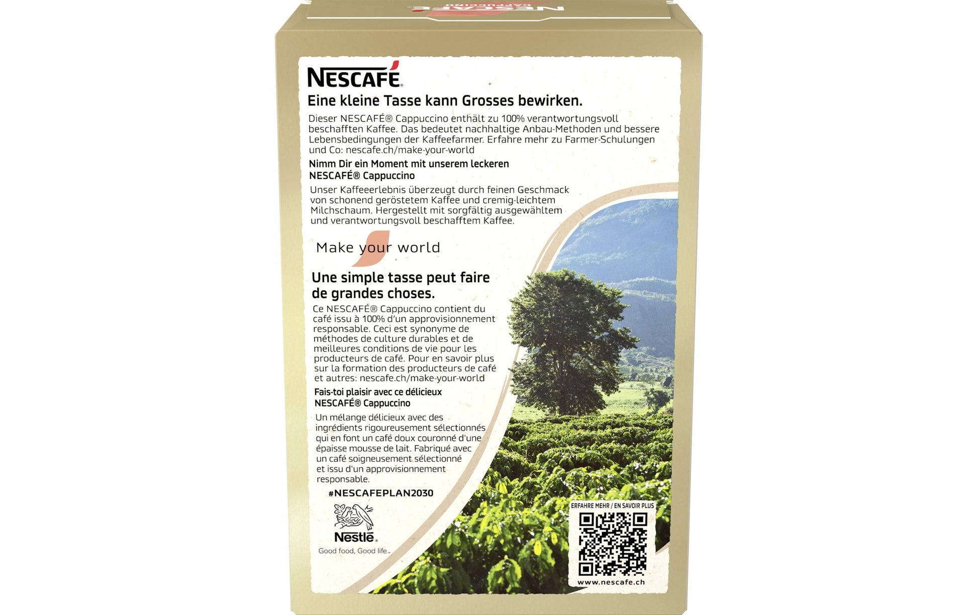 Nescafé Gold Cappuccino – Instantgetränk, 144 g